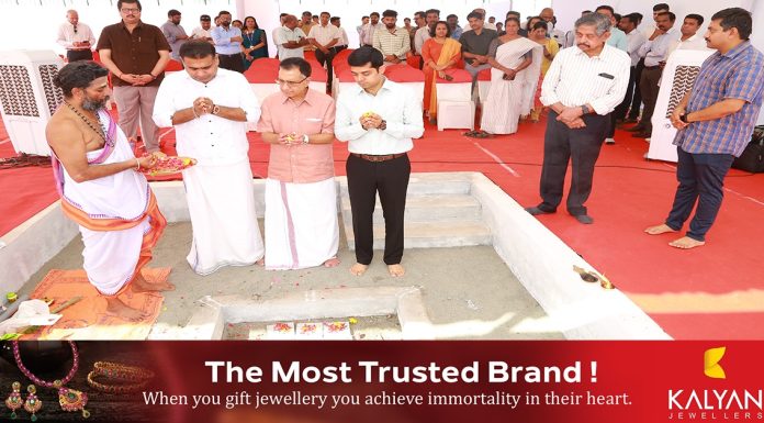 കല്യാൺ ഡവലപ്പേഴ്സിൻ്റെ ഇരുപത്തിഒന്നാമത് പദ്ധതിക്ക് കൊച്ചിയിൽ തറക്കല്ലിട്ടു.